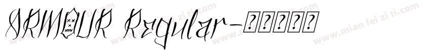 ARMOUR Regular字体转换